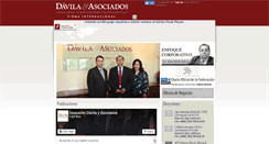 Desktop Screenshot of despachodavila.com.mx